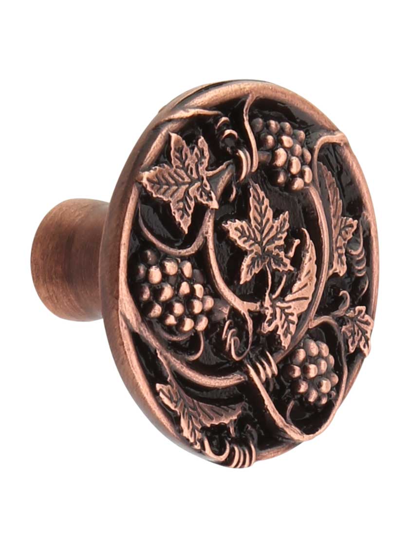 Grapevine Cabinet Knob House Of Antique Hardware   RS 08NH NHK 129X Antique Copper.00 